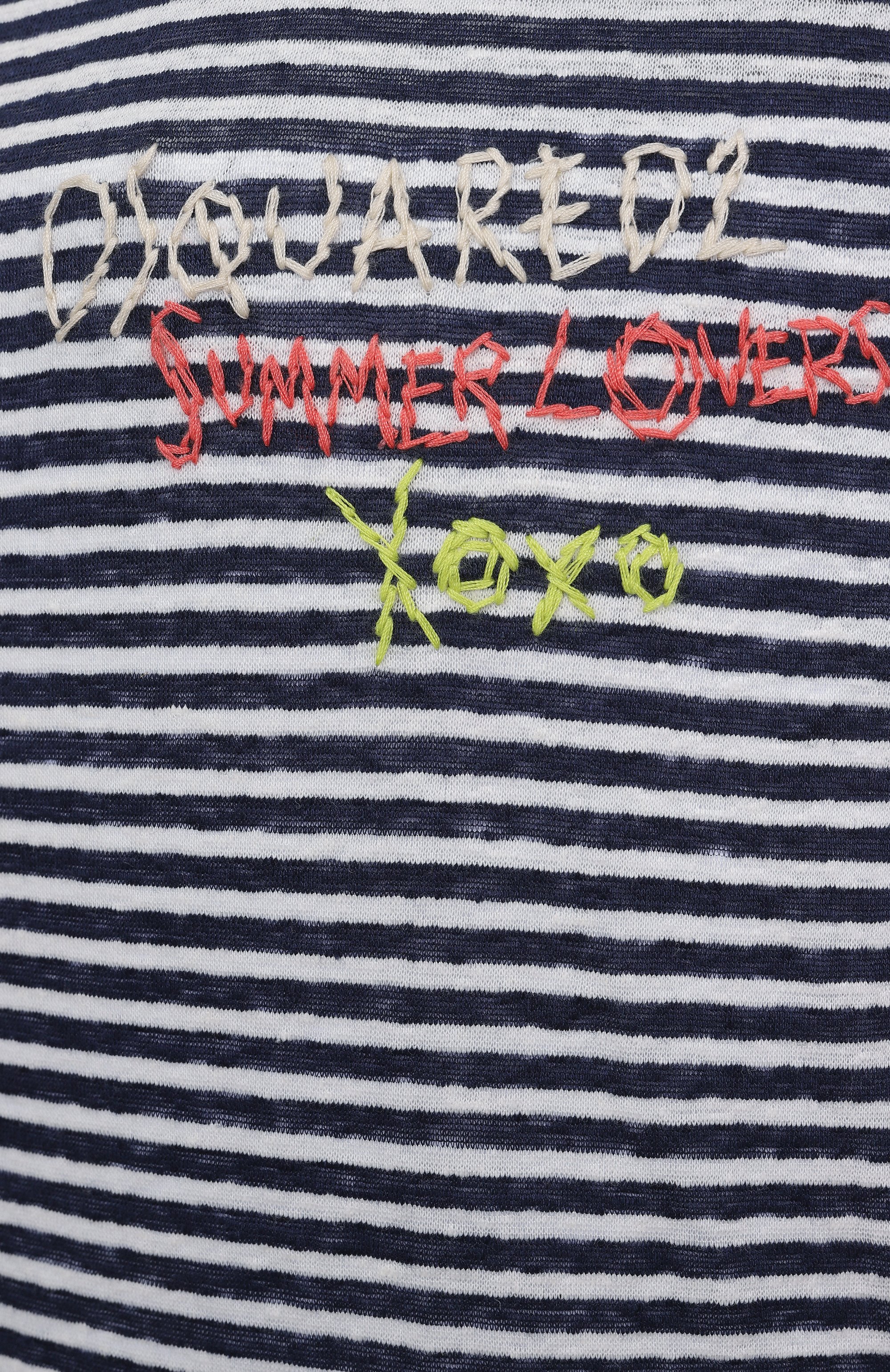 Льняная футболка DSQUARED2, арт. S73GC0296/S23601, фото 6