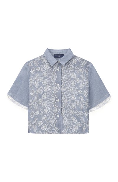 Льняная рубашка ERMANNO SCERVINO, арт. Z1G311