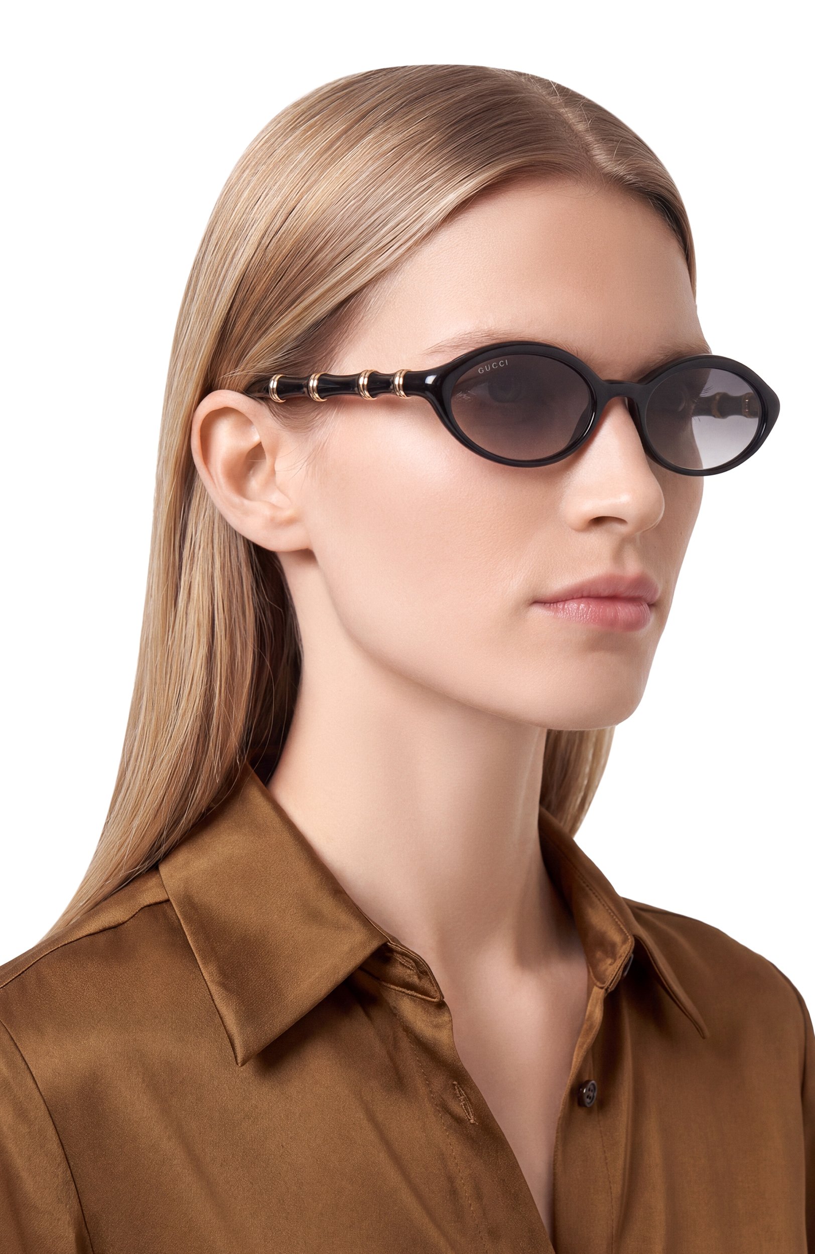 Солнцезащитные очки GUCCI черного цвета по цене 48950 руб., арт. GG2059S 001, фото 2 Солнцезащитные очки GUCCI, арт. GG2059S 001, фото 2