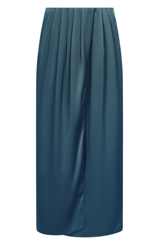 Атласная юбка Giorgio Armani GW002782/TE10101 Зелёный GW002782/TE10101