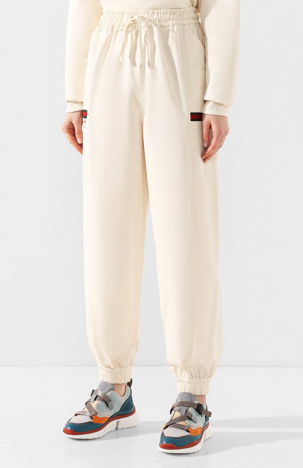 Хлопковые джоггеры GUCCI, арт. 598818/XJCBV, фото 3