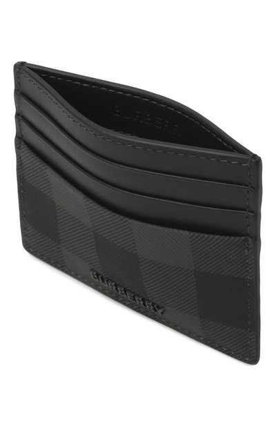 Футляр для кредитных карт BURBERRY темно-серого цвета по цене 29250 руб., арт. 8112259, фото 3 Футляр для кредитных карт BURBERRY, арт. 8112259, фото 3