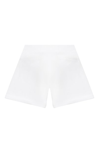 Хлопковые шорты MOSCHINO белого цвета по цене 9370 руб., арт. HDQ007/LDA13/10A-14A, фото 2 Хлопковые шорты MOSCHINO, арт. HDQ007/LDA13/10A-14A, фото 2