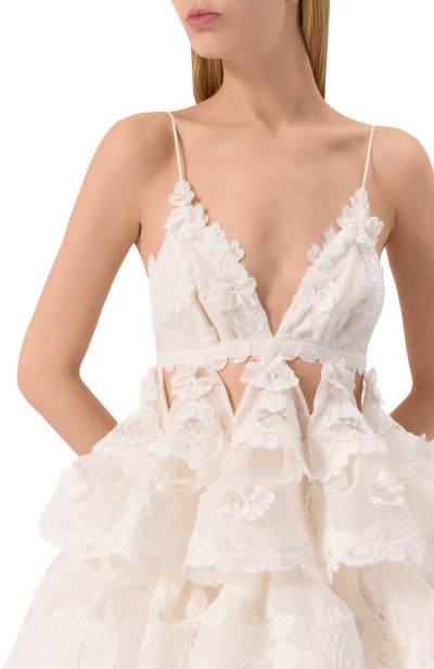 Платье изо льна и шелка ZIMMERMANN, арт. 2387DR251, фото 5