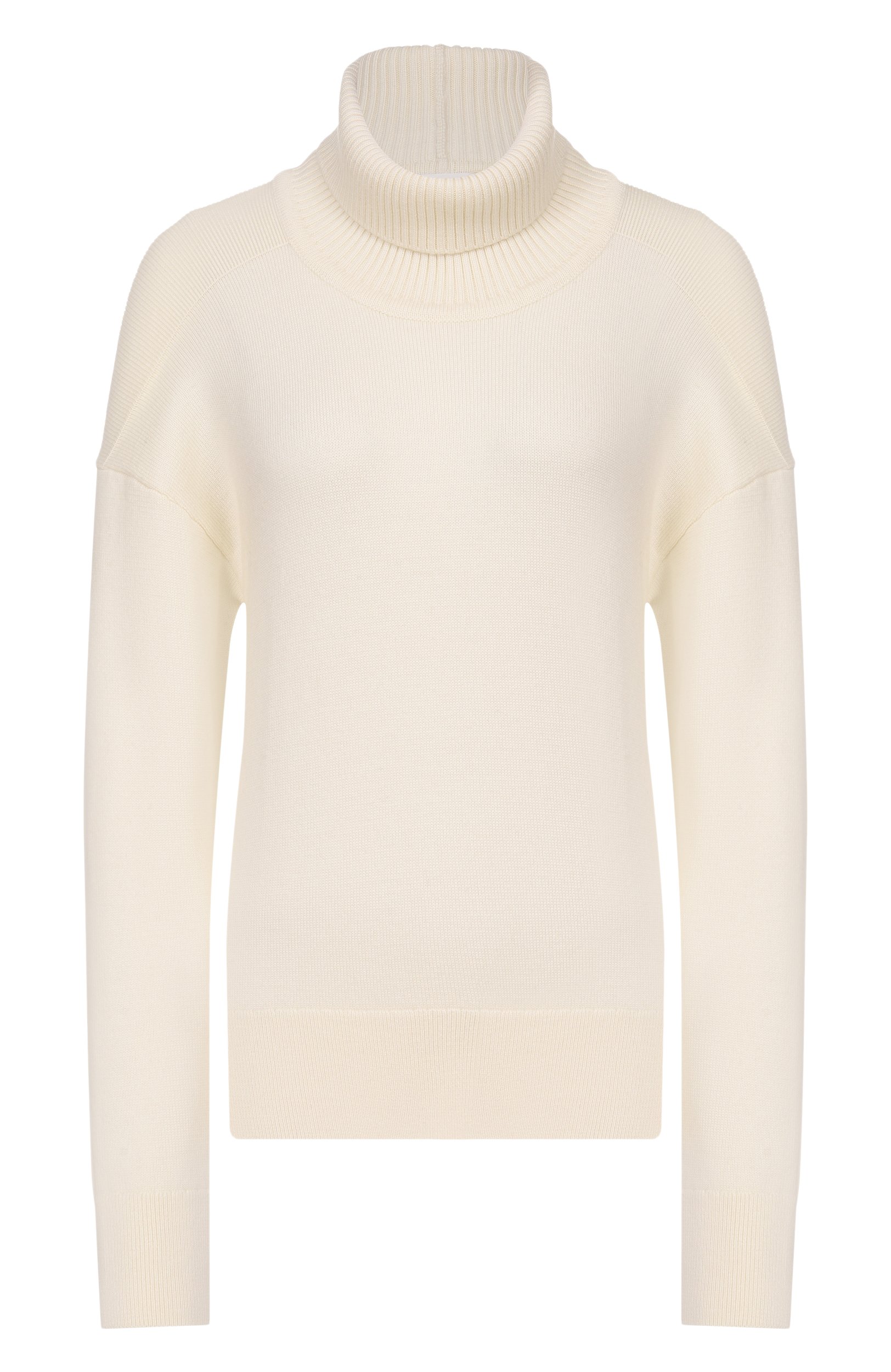 Шерстяной свитер YUZEFI, арт. AREN-DRAPE BACK FUNNEL NECK JUMPER, фото 1