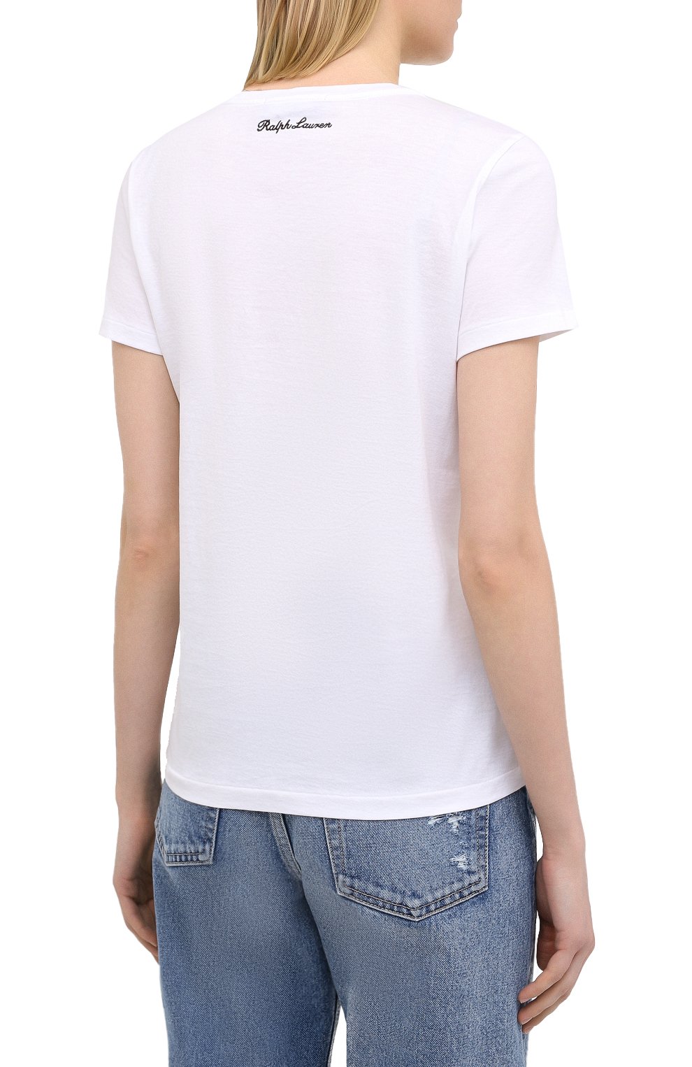 Хлопковая футболка RALPH LAUREN, арт. 290819495, фото 4