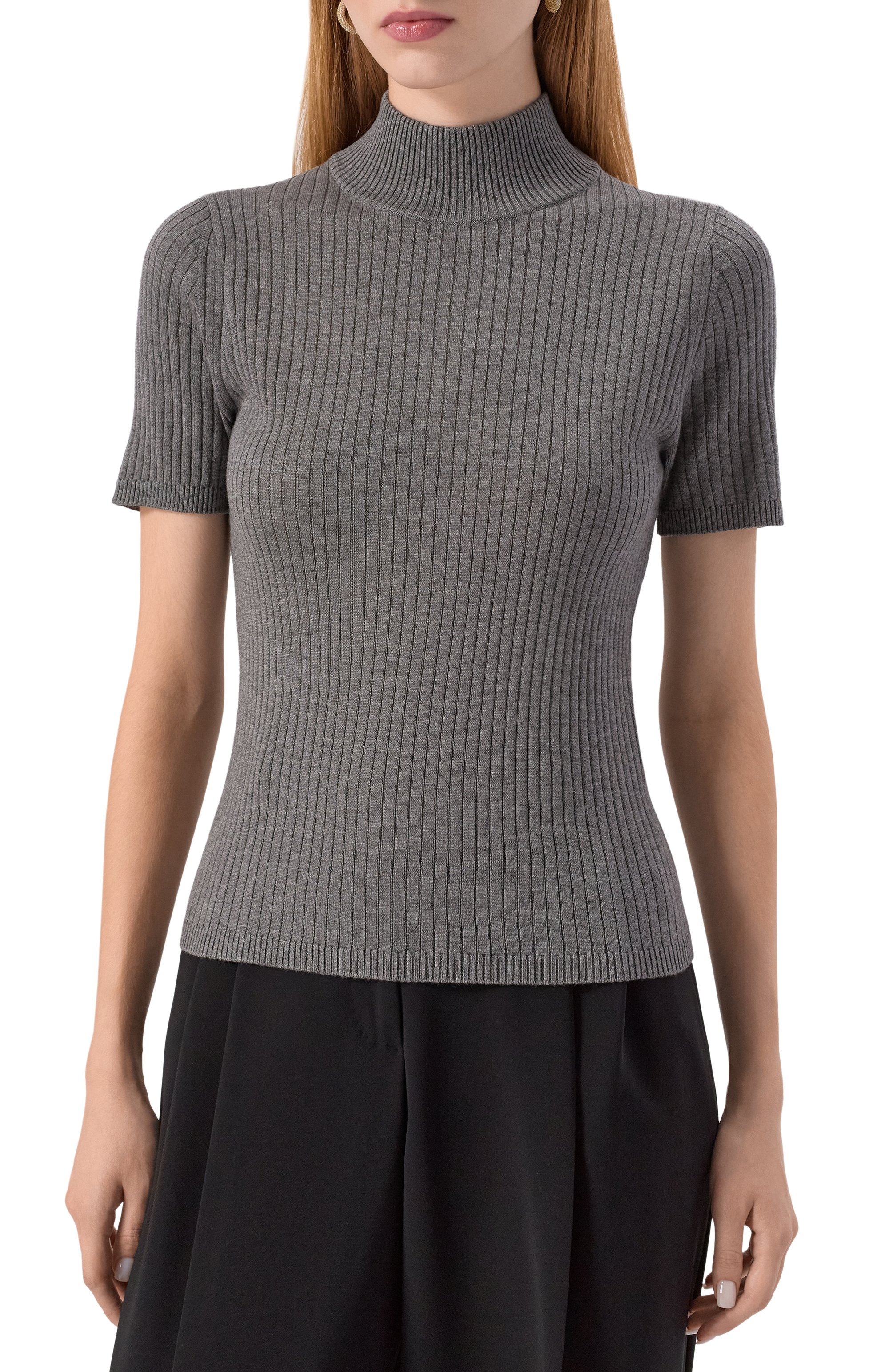 Топ из шелка и шерсти MAX MARA STUDIO, арт. JANGY, фото 3