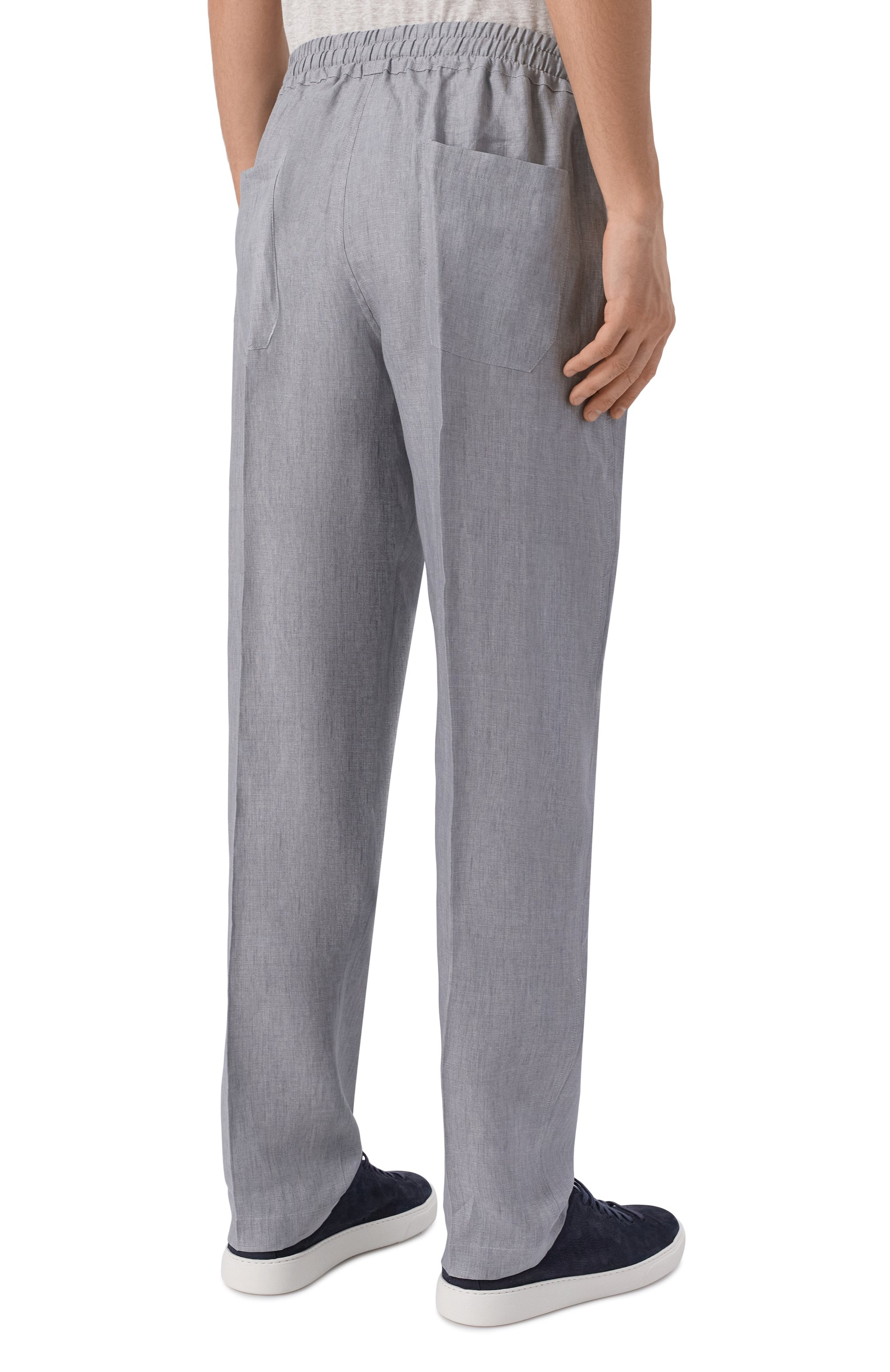 Льняные брюки FEDELI, арт. TU000526/LIN0 UNIT0, фото 4