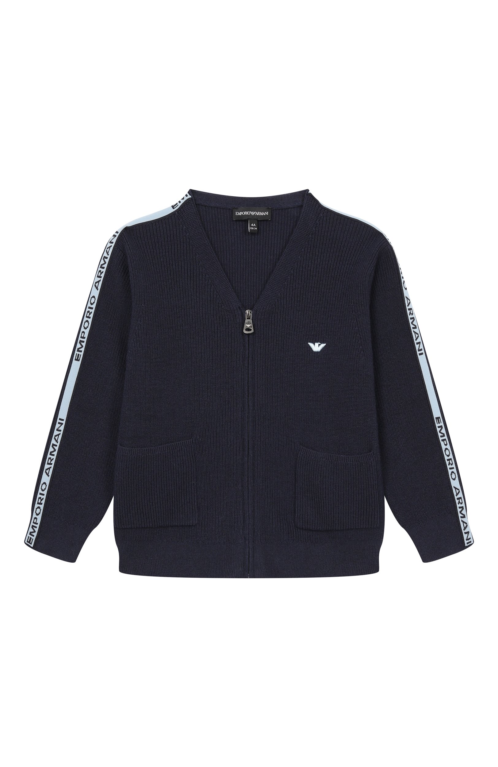 Кардиган из хлопка и шерсти EMPORIO ARMANI, арт. EB001585/AF27315, фото 1