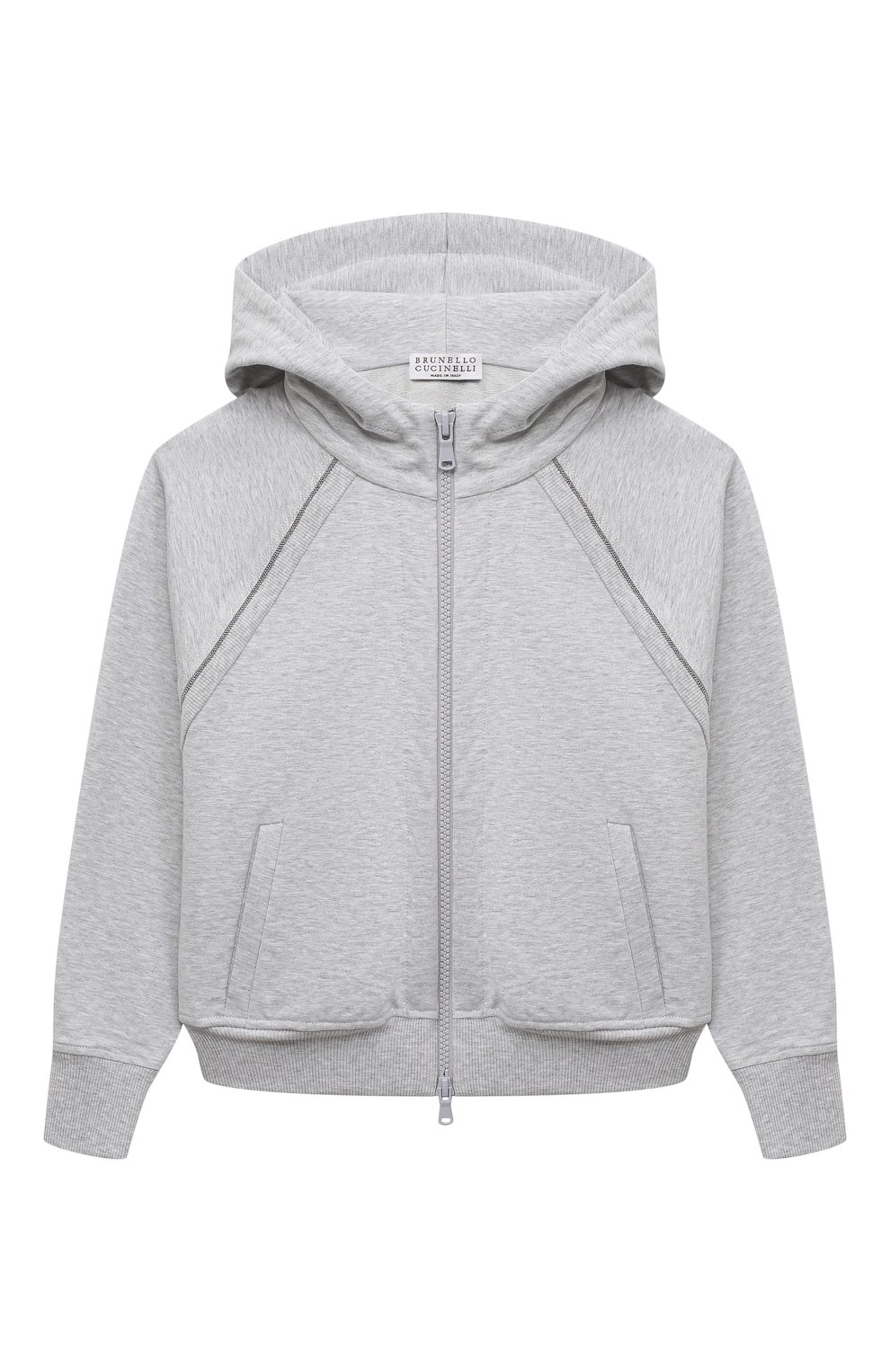 Хлопковая толстовка BRUNELLO CUCINELLI, арт. BH827E283B, фото 1