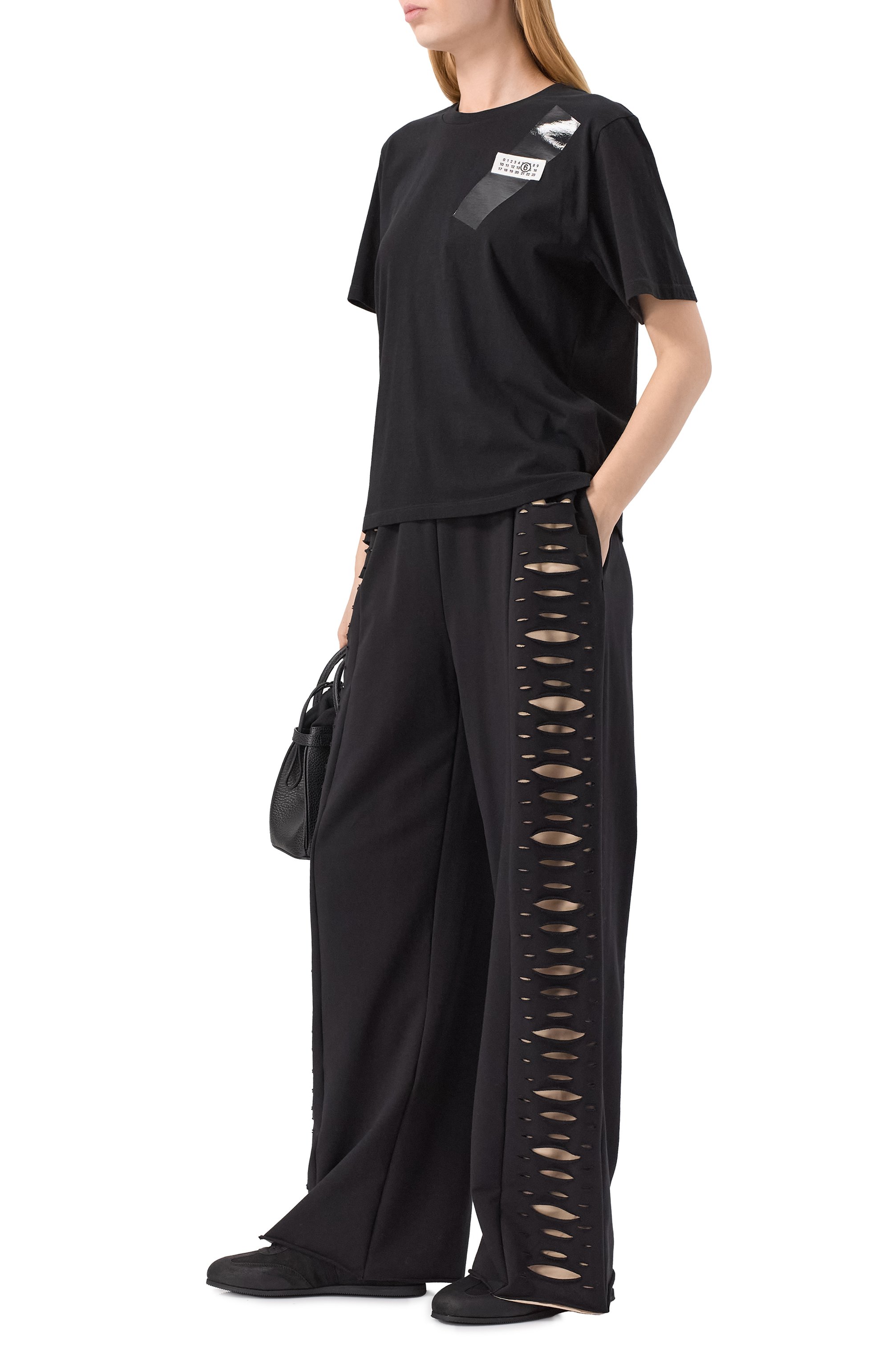 Хлопковая футболка MM6, арт. S52GC0336/M20048, фото 2