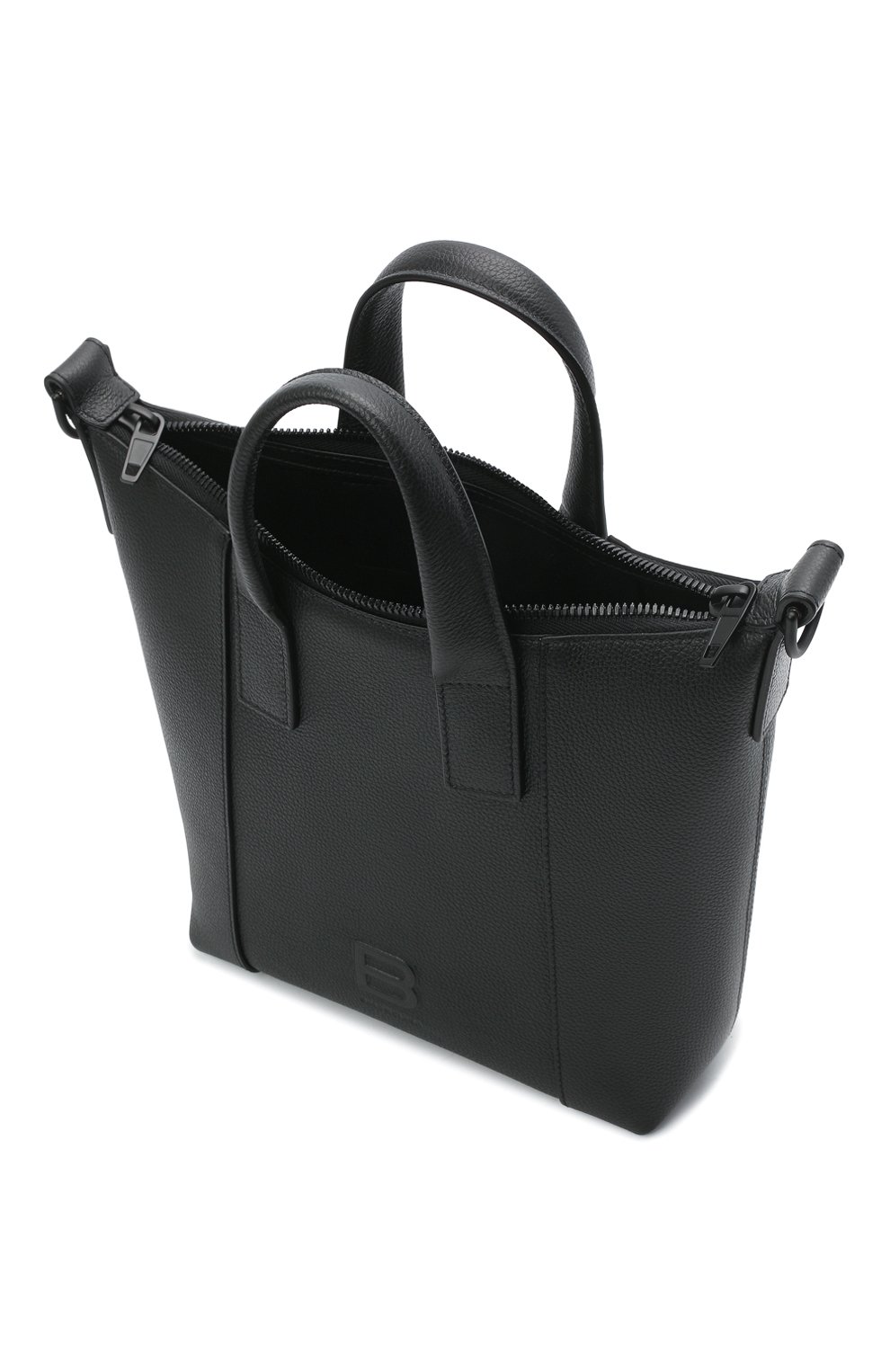 Кожаная сумка-тоут hourglass BALENCIAGA, арт. 644718/15Y37, фото 4