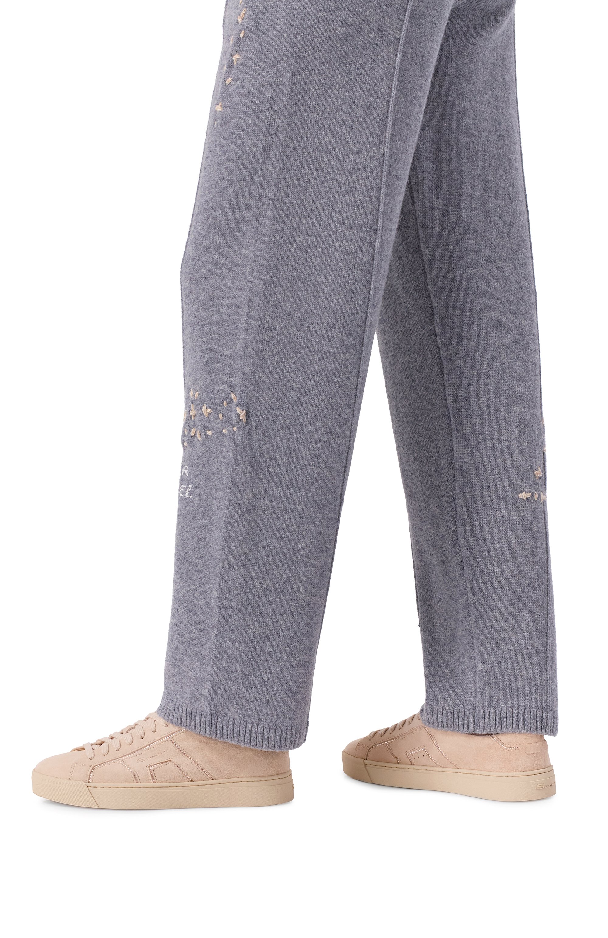 Замшевые кеды SANTONI, арт. WBGG61423NATTDTB, фото 2