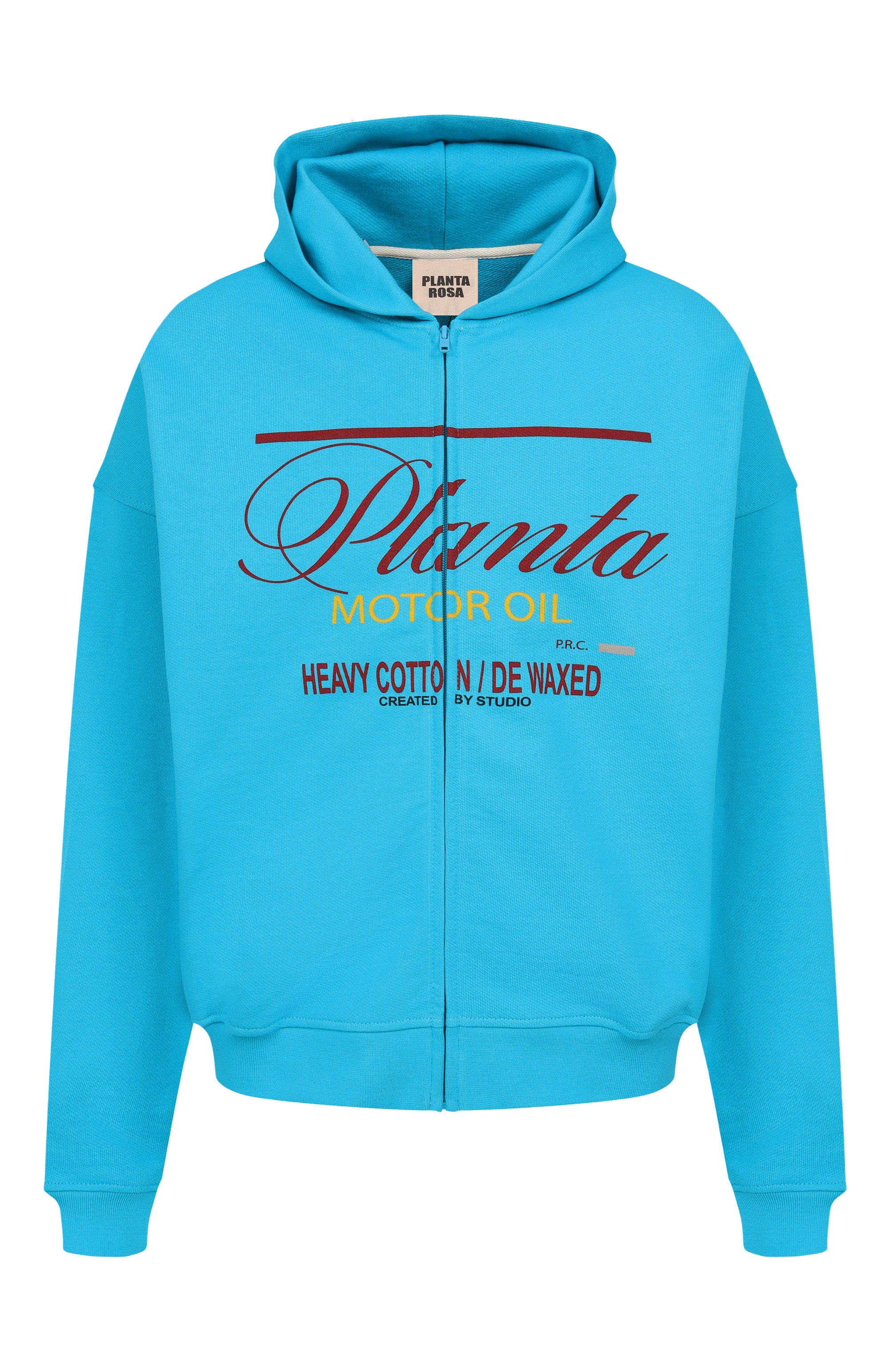 Хлопковая толстовка PLANTA ROSA голубого цвета по цене 25400 руб., арт. PR/HZ/MOTOR/400, фото 1 Хлопковая толстовка PLANTA ROSA, арт. PR/HZ/MOTOR/400, фото 1