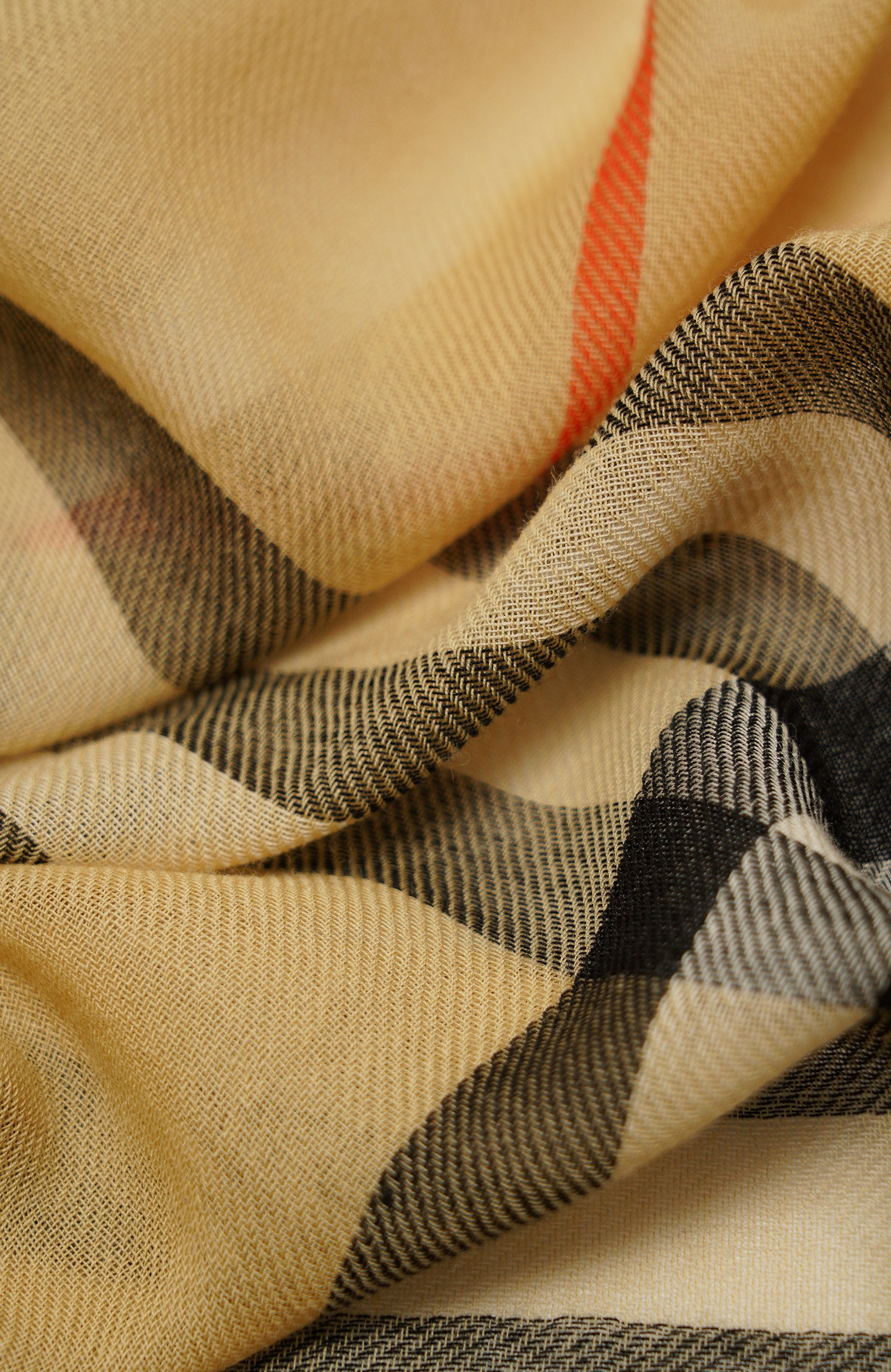 Шерстяной шарф BURBERRY, арт. 8122127, фото 3