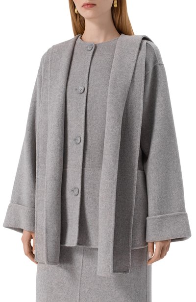 Шерстяное полупальто ERIKA CAVALLINI, арт. P5WW04, фото 3