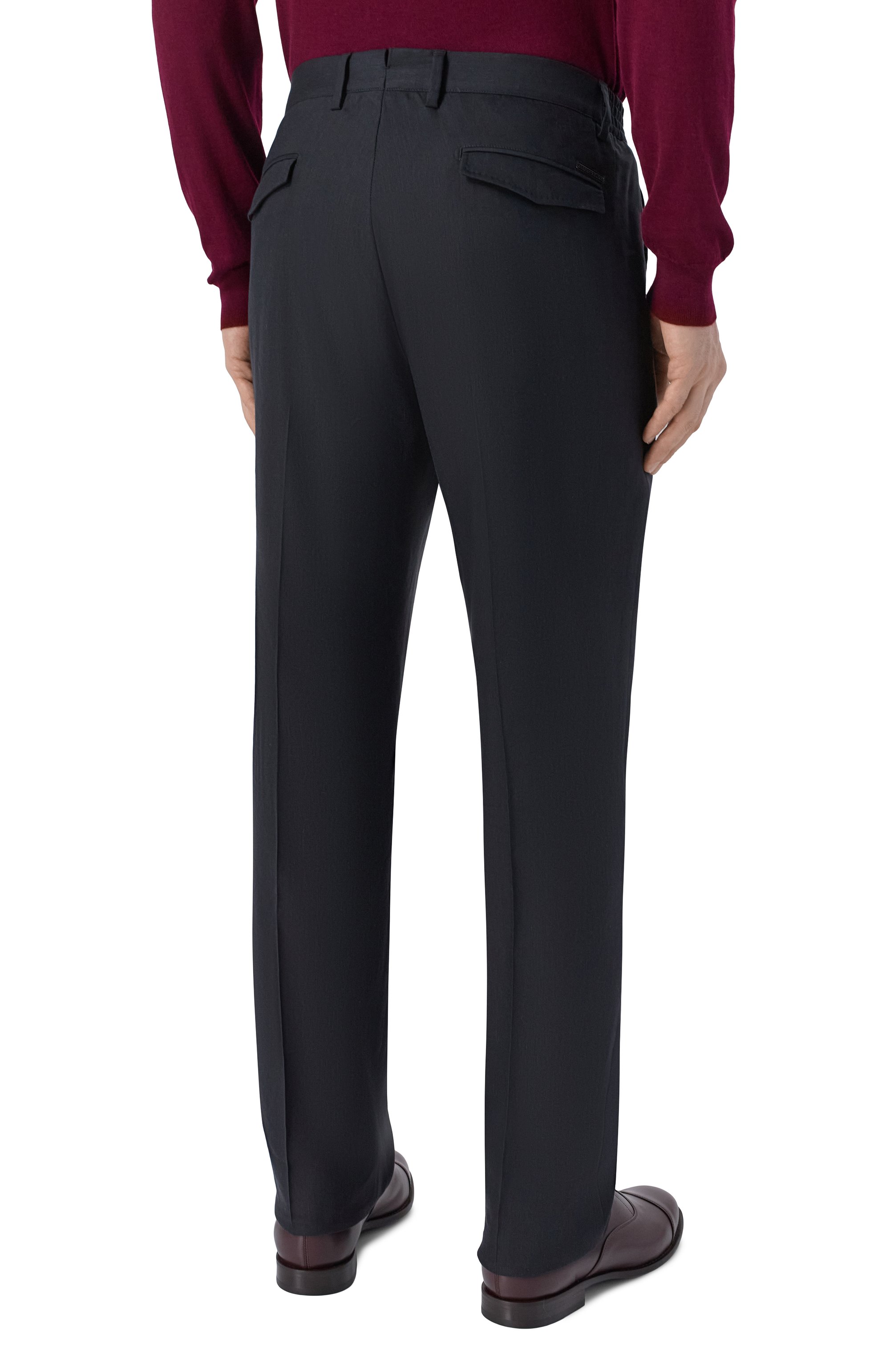 Брюки изо льна и шерсти STEFANO RICCI, арт. M1T610002H/WL003L, фото 4