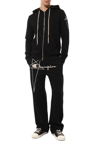 Хлопковые брюки rick owens x champion RICK OWENS, арт. CM02C9247/CHFE, фото 2