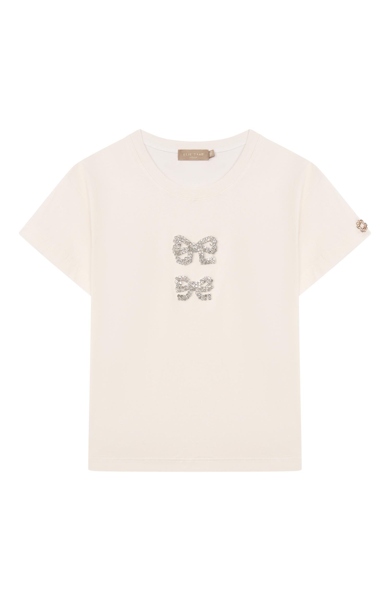 Футболка из вискозы ELIE SAAB JUNIOR, арт. EFTS030/TS0059, фото 1