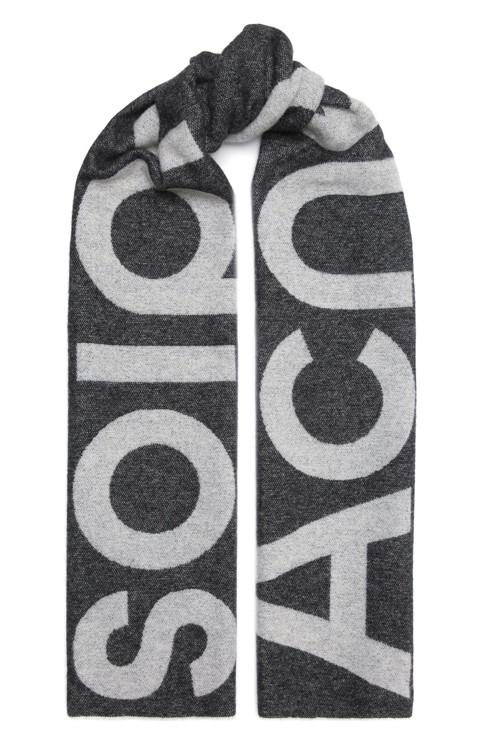 Шерстяной шарф ACNE STUDIOS серого цвета по цене 26800 руб., арт. CA0104/M, фото 1 Шерстяной шарф ACNE STUDIOS, арт. CA0104/M, фото 1