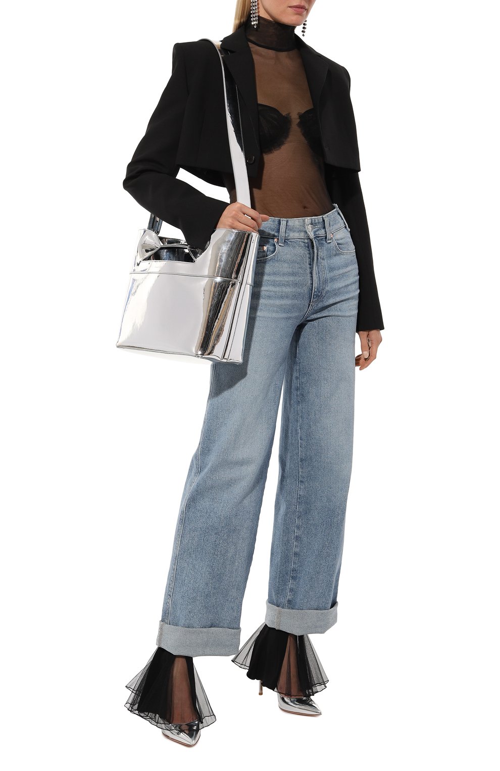 Сумка the bow small ALEXANDER MCQUEEN, арт. 709566/1LYDE, фото 8