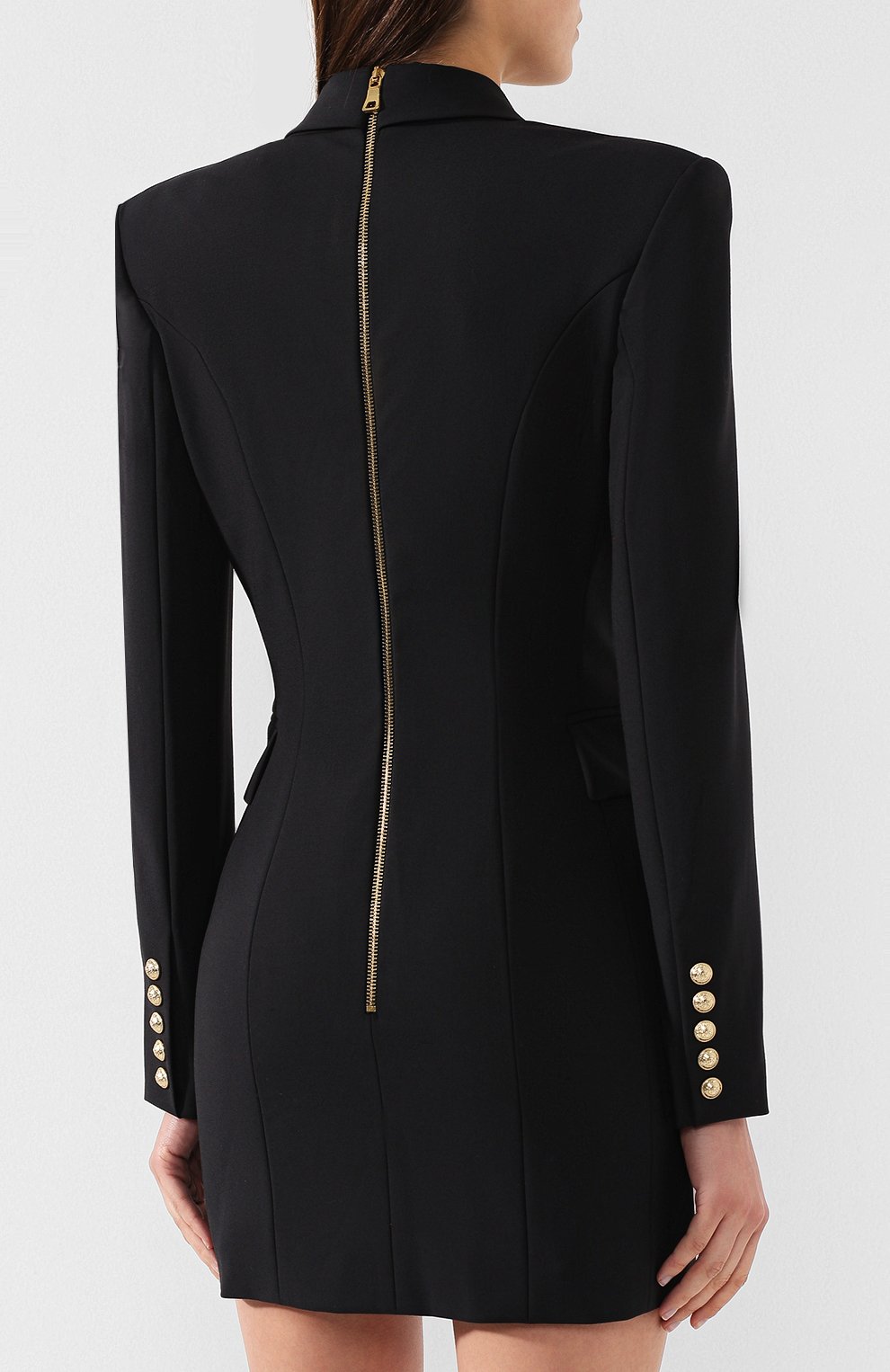 Платье BALMAIN черного цвета по цене 298000 руб., арт. SF16118/W033, фото 4 Платье BALMAIN, арт. SF16118/W033, фото 4