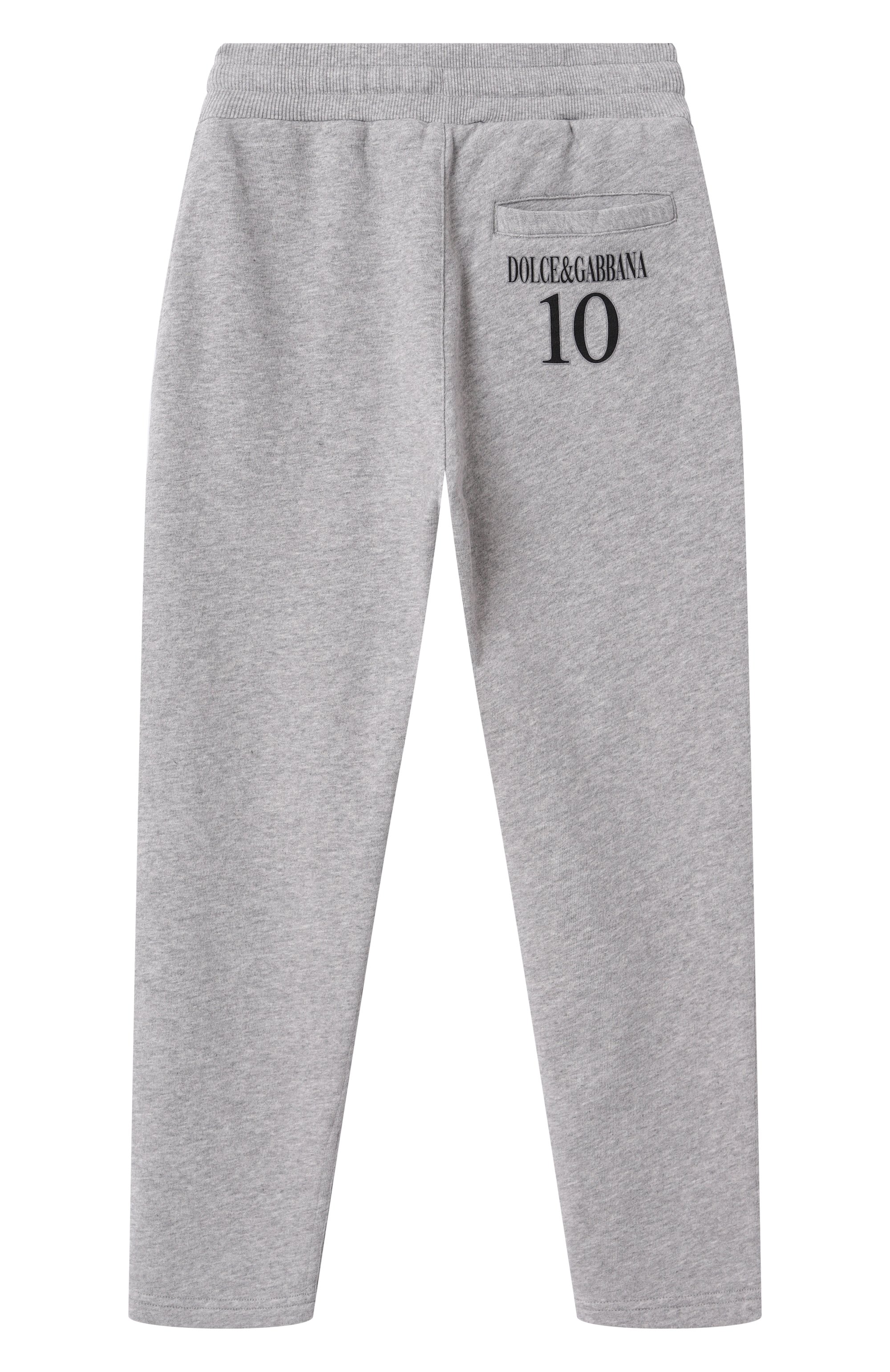 Хлопковые брюки DOLCE & GABBANA, арт. L4JPKI/G704W/8-14, фото 2