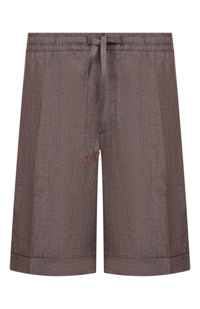 Мужские льняные шорты CANALI, арт. U95606/AE05958