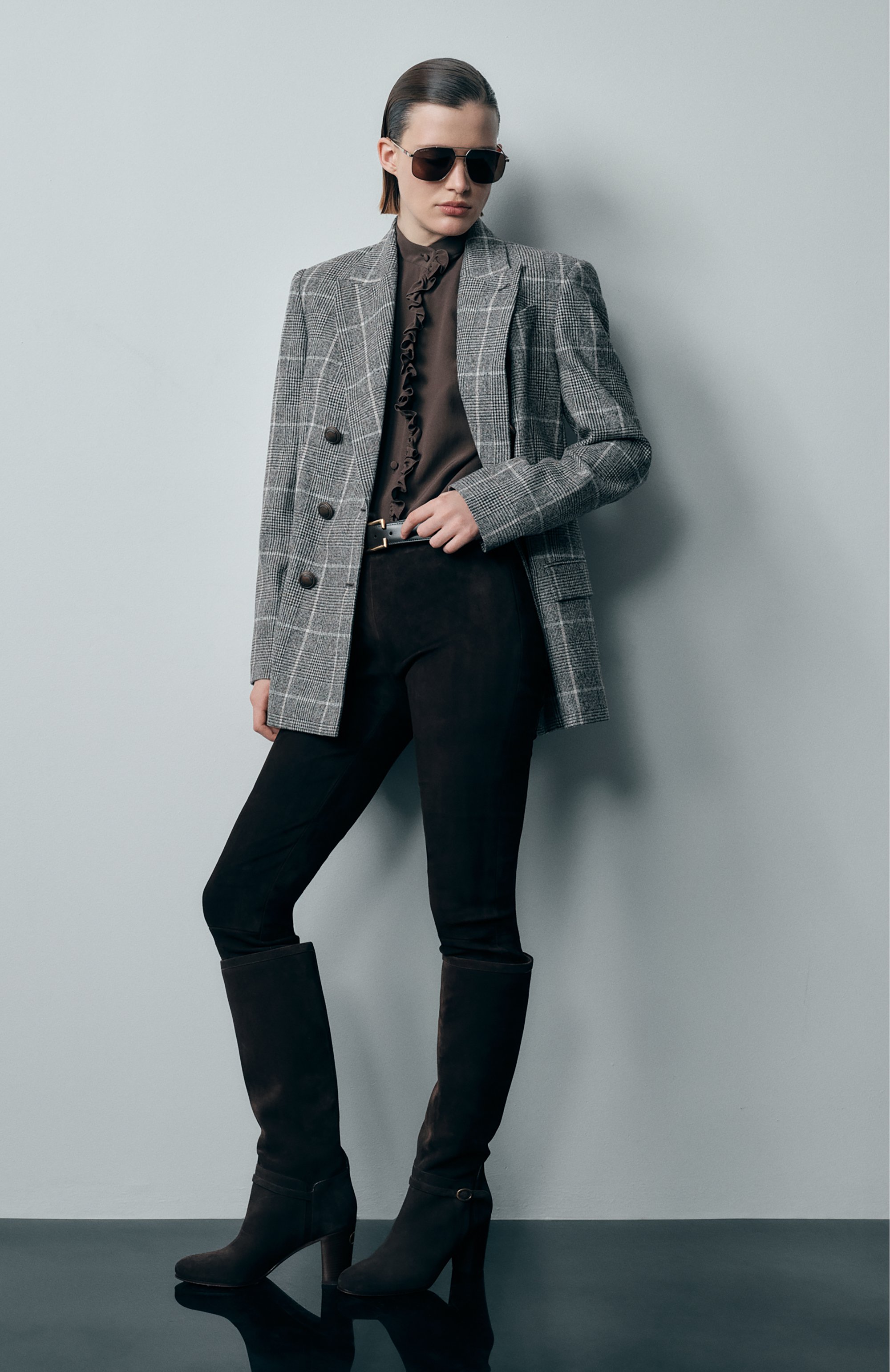 Шелковая блузка MVST коричневого цвета по цене 92500 руб., арт. M25.1PW.B001/R660, фото 6 Шелковая блузка MVST, арт. M25.1PW.B001/R660, фото 6