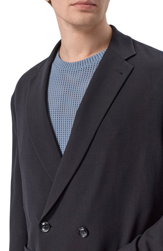 Шелковый пиджак Giorgio Armani GM003228/TE20294 Чёрный  GM003228/TE20294 Фото 5