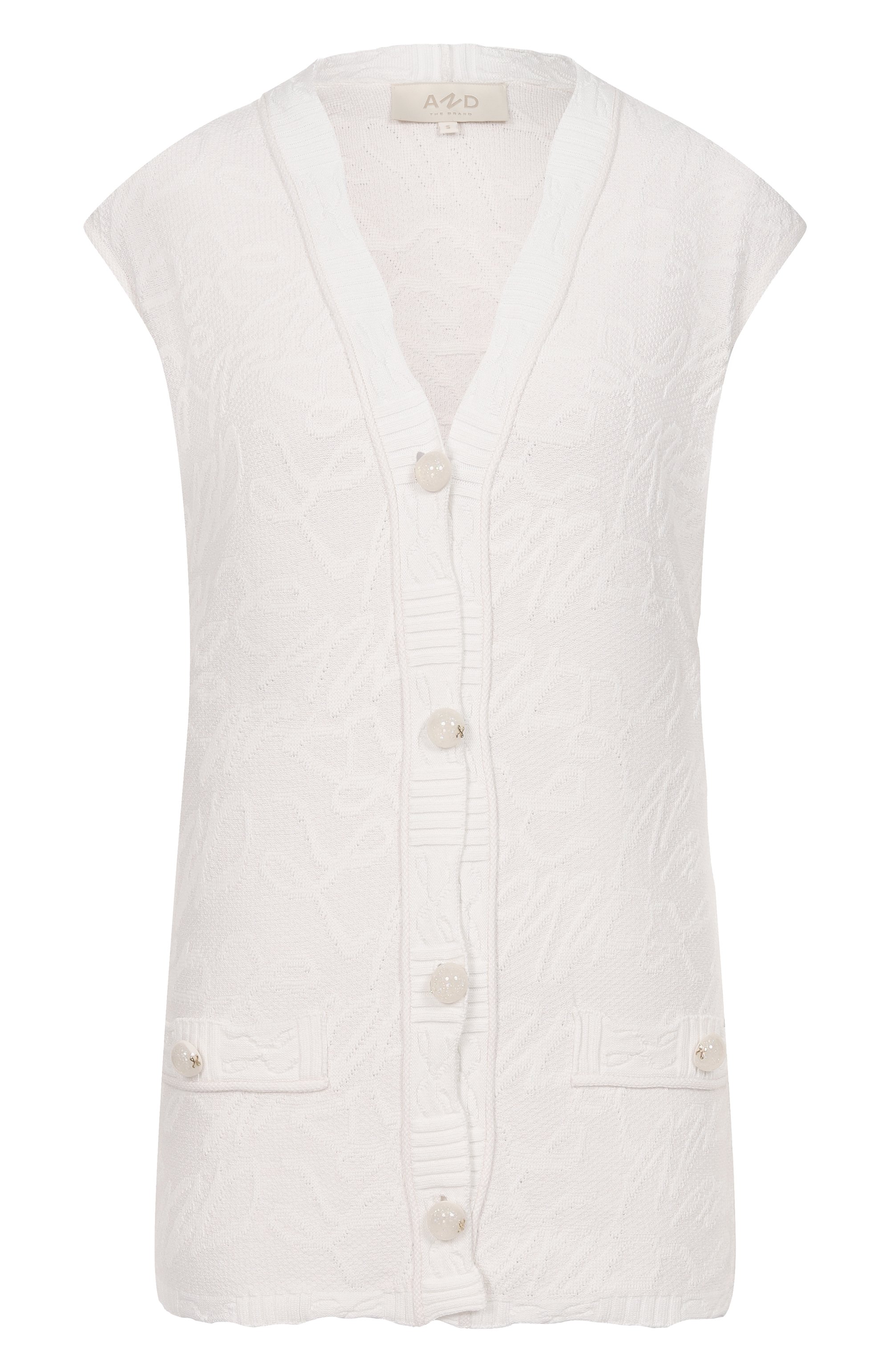 Жилет из вискозы AND THE BRAND, арт. S26-V006-1203-101, фото 1