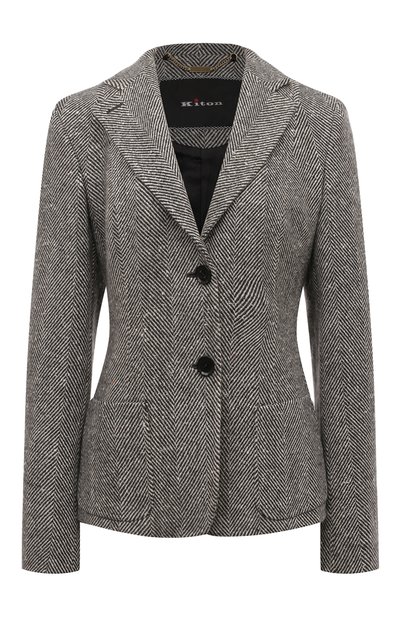 Женский шерстяной жакет KITON, арт. D56516K0519E01