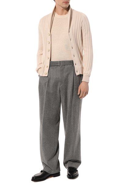 Джемпер изо льна и хлопка BRUNELLO CUCINELLI, арт. M2L00310, фото 2