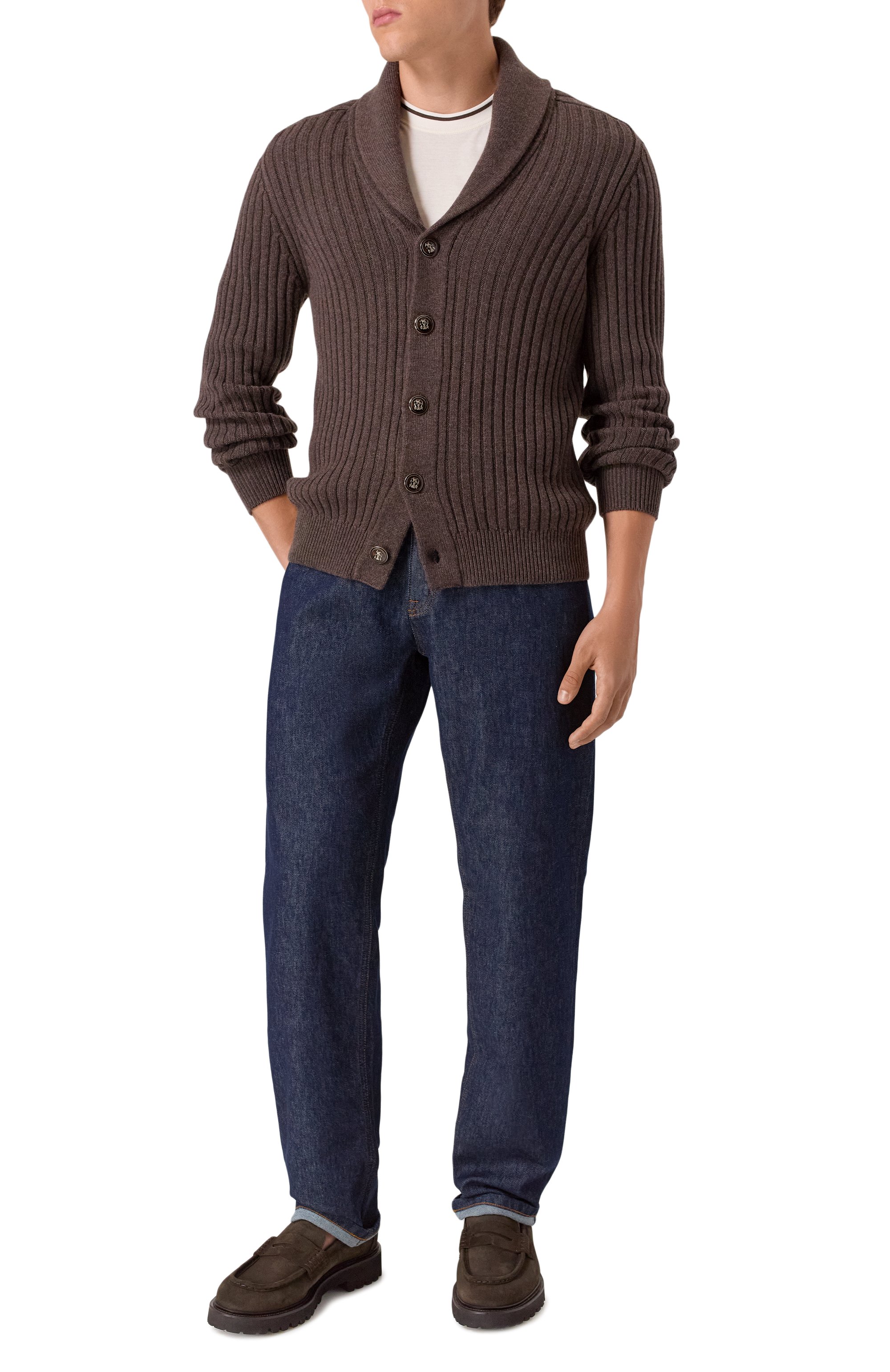 Замшевые пенни-лоферы laon MILLE 885, арт. LA0N/BUCK, фото 2