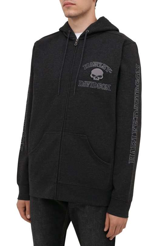 Толстовка Harley-Davidson 99107-18VM Серый  99107-18VM Фото 3