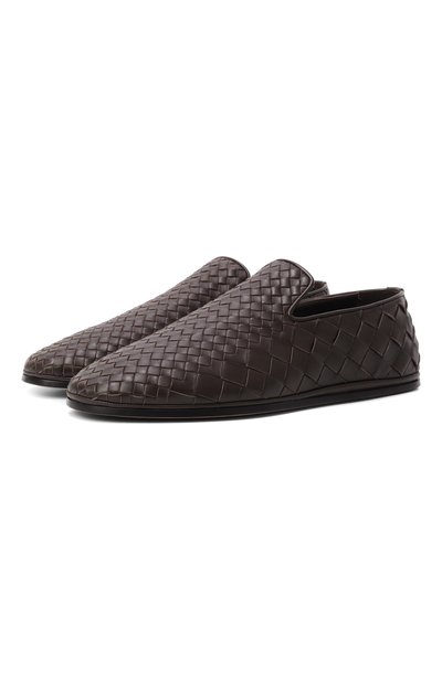 Мужские кожаные слиперы BOTTEGA VENETA, арт. 855192/V66L0