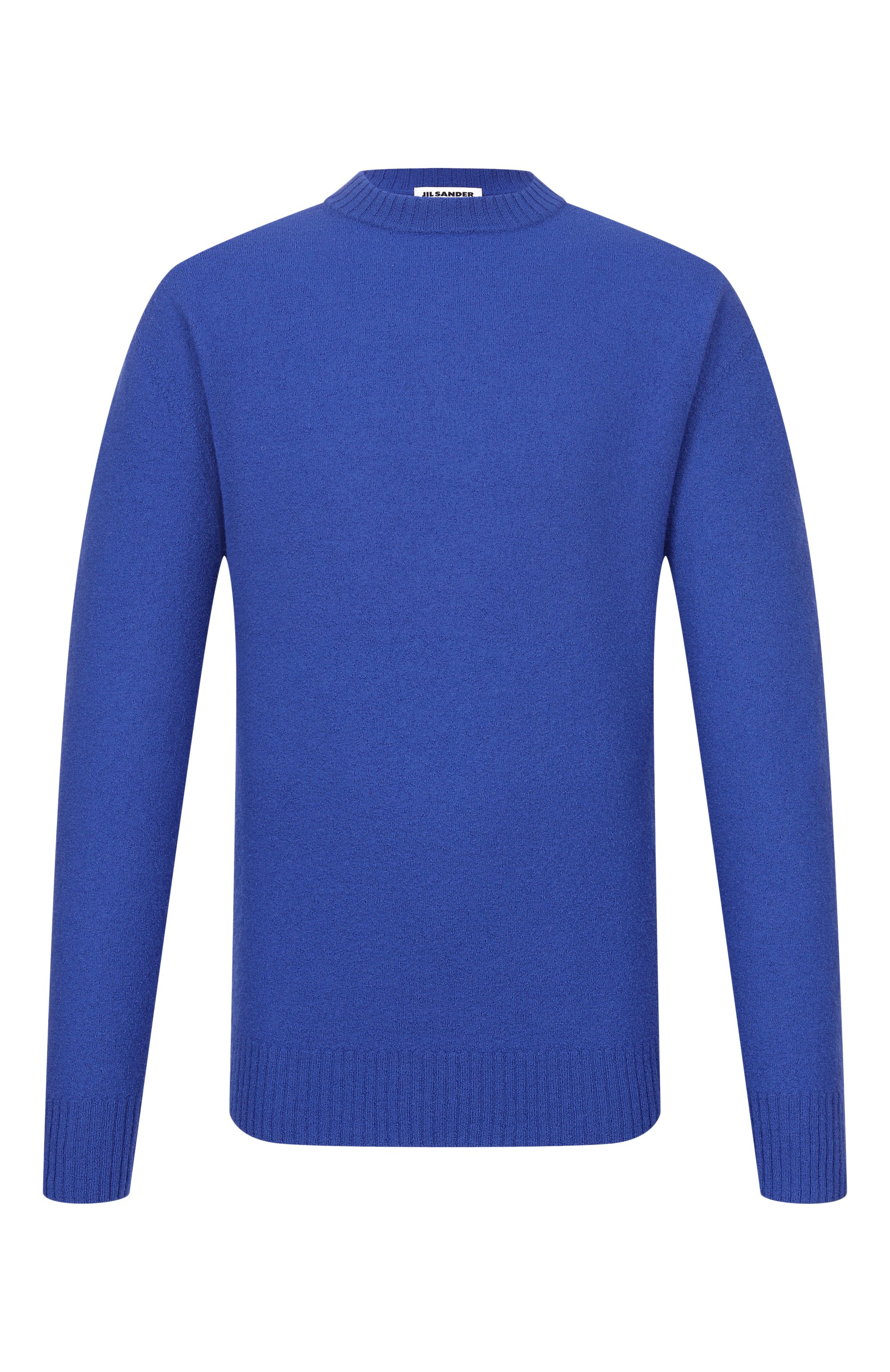 Шерстяной свитер JIL SANDER синего цвета по цене 112500 руб., арт. J21GP0002/J14603, фото 1 Шерстяной свитер JIL SANDER, арт. J21GP0002/J14603, фото 1