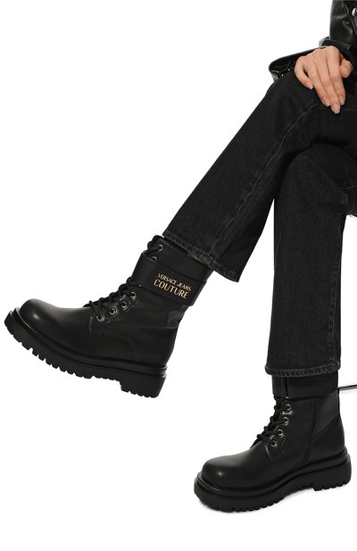 Ботинки VERSACE JEANS COUTURE, арт. 73VA3S64-F0ND0 DREW DIS. 75 PU BLACK/71570, фото 3