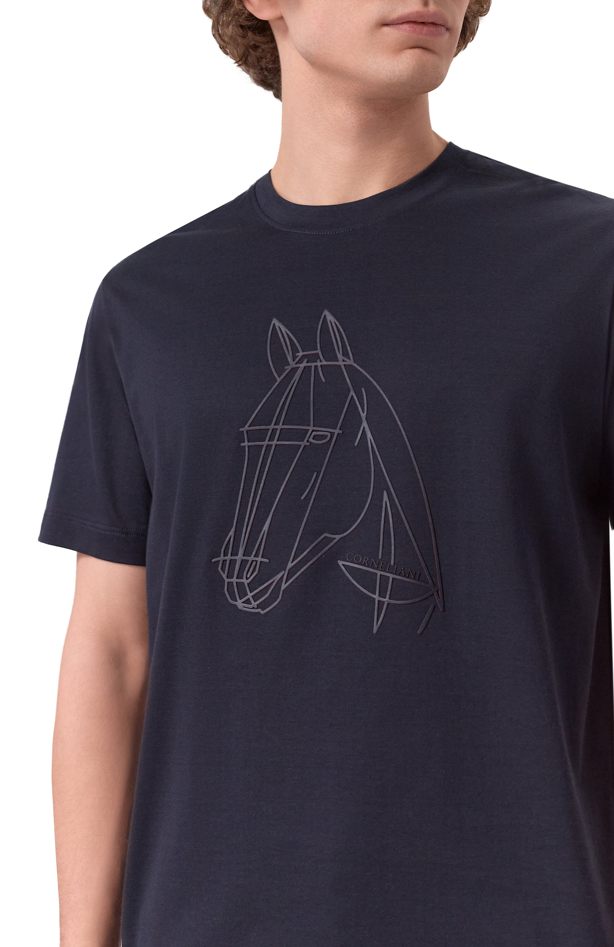 Хлопковая футболка CORNELIANI, арт. 27G593/2725051, фото 5