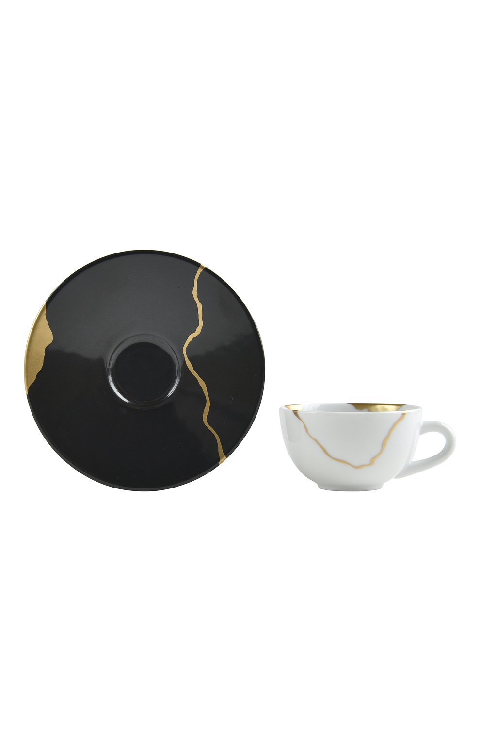 Кофейная чашка с блюдцем kintsugi charbon BERNARDAUD, арт. 1976/21509, фото 2