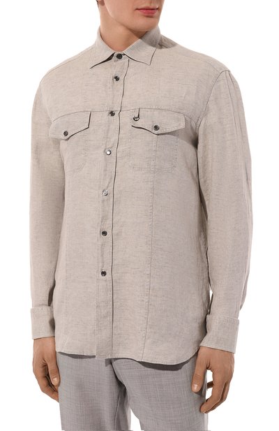 Льняная рубашка STEFANO RICCI, арт. MC007067/TX0001, фото 3