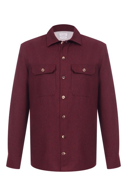 Мужская шерстяная рубашка BRUNELLO CUCINELLI, а�рт. M038P0720