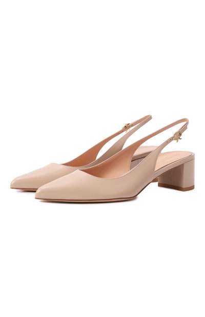 Женские кожаные туфли piper sling 45 GIANVITO ROSSI, арт. G95479.45RIC.T0KM0US