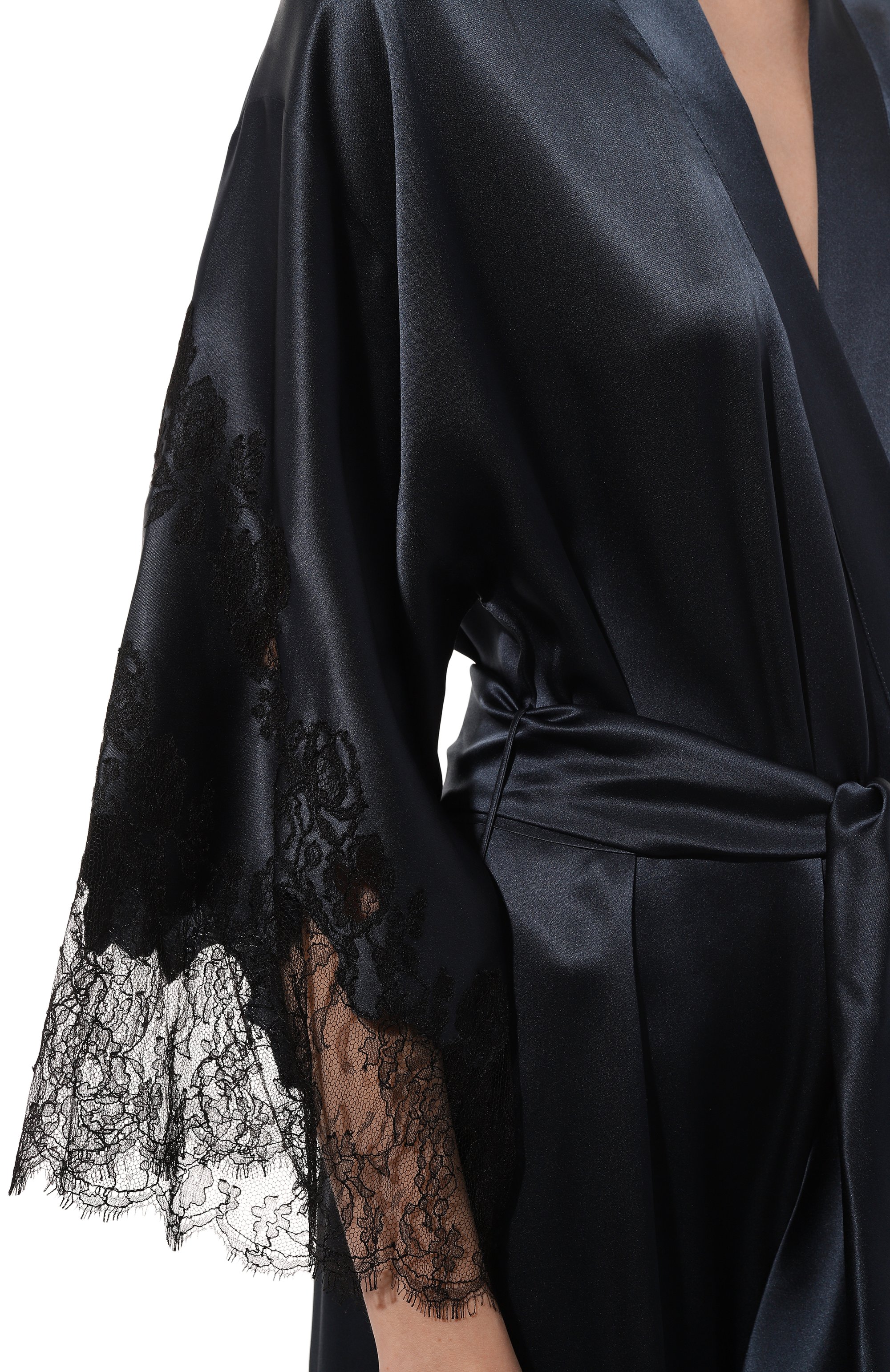 Шелковый халат CARINE GILSON, арт. EL0168DS, фото 5