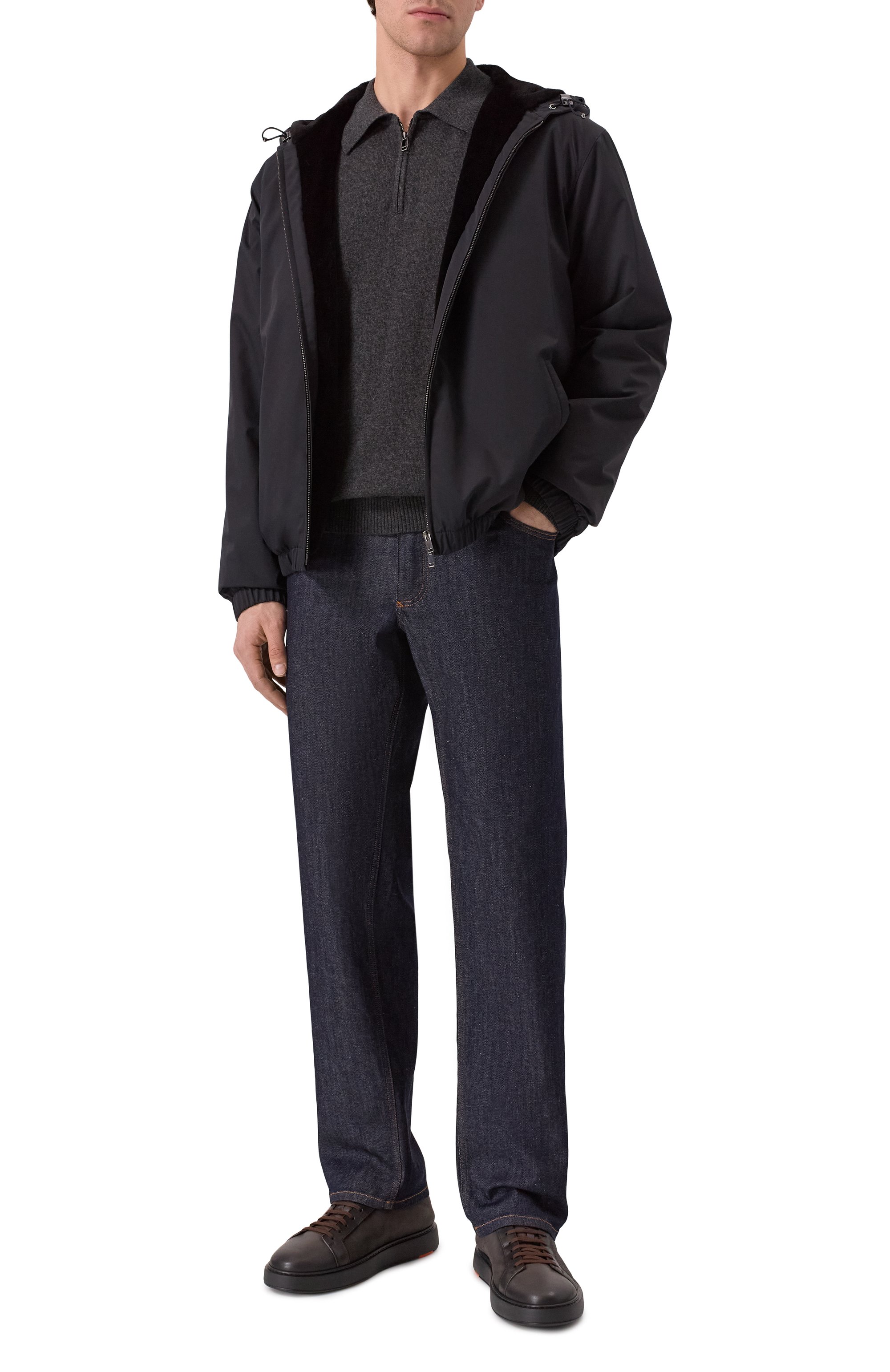 Пуховый бомбер с подкладкой из норки MVST, арт. FTECK-ME5635-4V/DRG1674, фото 2