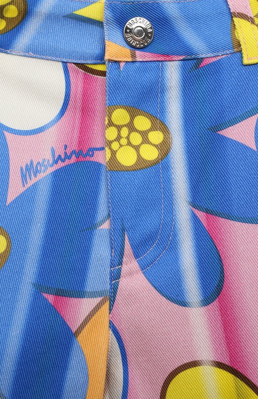 Хлопковые шорты Moschino Разноцветный, фото 3