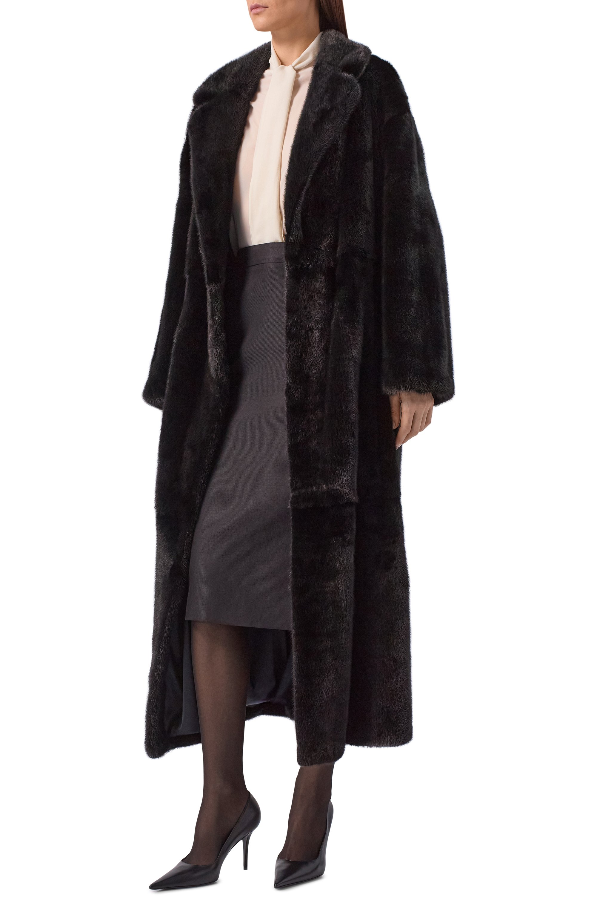 Шуба из норки РУССКИЙ МЕХ, арт. 71 РМ, фото 2