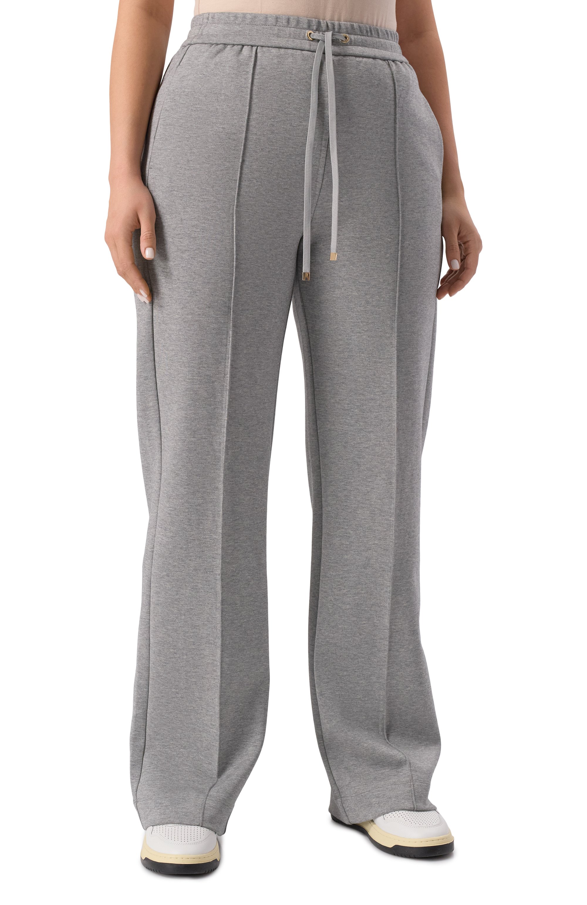 Хлопковые брюки MARINA SPORT серого цвета по цене 25400 руб., арт. MEDEA, фото 3 Хлопковые брюки MARINA SPORT, арт. MEDEA, фото 3