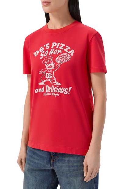 Хлопковая футболка DOLCE & GABBANA, арт. F8V42Z/GDDNF, фото 3