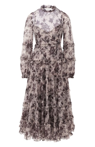 Женское шелковое платье ZIMMERMANN, арт. 5200DJUN